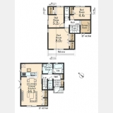 西多摩郡瑞穂町むさし野2丁目〈新築〉JR八高線「箱根ヶ崎」駅バス10分停歩７分　3LDK＋S　公園・商業施設が充実　浄水器　浴室乾燥機　24時間換気　駐車2台可　全3棟②号棟