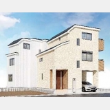 東大和市奈良橋6丁目〈中古〉多摩モノレール「上北台」駅より徒歩13分　2024年3月築の未入居物件　3階建て　ビルトインガレージ　