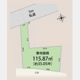 武蔵村山市三ツ藤1丁目〈売地〉西武拝島線「西武立川」駅バス15分停歩5分　教育・公共施設・商業施設などが徒歩圏内に充実　更地渡し　南側公園　陽当たり良好　建築条件なし