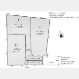 東大和市芋窪6丁目〈売地〉多摩モノレール「上北台」徒歩16分　建築条件はございません。お好きなハウスメーカーで建築できます。全3区画③