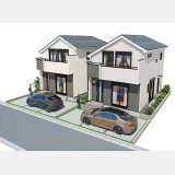 東大和市向原2丁目〈新築〉西武拝島線「東大和市」駅徒歩15分　ZEH水準省エネ住宅　広々20帖のLDK　リビングイン階段採用　浄水器　浴室乾燥機　小学校や商業施設など徒歩5分圏内　全2棟A