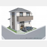 東大和市南街1丁目〈新築〉西武拝島線「東大和市」駅徒歩13分　3LDK　南西角地　全居室二面採光　ZEH水準の省エネ住宅　1坪タイプバス　浴室乾燥機　ビルトイン浄水器　