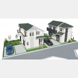 東大和市高木2丁目〈新築〉西武多摩湖線「武蔵大和」駅徒歩15分　太陽光発電採用住宅　長期優良住宅　ZEH水準省エネ住宅　敷地面積43坪超　浄水器　浴室乾燥機　全2棟5期A号棟