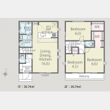 武蔵村山市三ツ藤1丁目〈新築〉西武拝島線「西武立川」駅バス24分停歩6分　3LDK＋カースペース2台　リビングイン階段　水回り動線の良いプラン　断熱等級6（省エネ）　耐震等級3　2ウォークインクローゼット　全4棟①