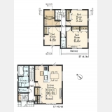 西多摩郡瑞穂町むさし野2丁目〈新築〉JR八高線「箱根ヶ崎」駅バス10分停歩７分　3LDK＋S　公園・商業施設が充実　浄水器　浴室乾燥機　24時間換気　駐車2台可　全3棟③号棟