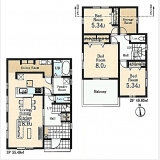 西多摩郡瑞穂町箱根ヶ崎字池廻り〈新築〉JR八高線「箱根ヶ崎」駅徒歩11分　3LDK＋S　子育て世代にも最適な住環境　ユーティリティルーム　ストレージルーム　幅広バルコニー　浴室乾燥機　浄水器　長期優良住宅認定物件　充実した保証　全2棟①号棟