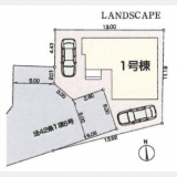 武蔵村山市残堀2丁目〈新築戸建〉 JR青梅線「昭島」駅バス20分 4LDK 建物100.84m² 土地128.34m² 駐車場あり