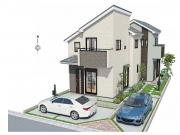 立川市砂川町1丁目〈新築〉多摩モノレール「泉体育館」駅徒歩15分　全居室二面採光　リビングイン階段　ロフト付　1坪タイプシステムバス　浴室乾燥機　浄水器　ディンプルキー　内装クリーニング済　全2棟B号棟