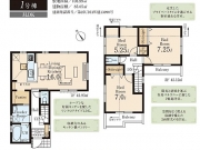 武蔵村山市三ツ藤3丁目〈新築戸建〉 「西武立川」駅 3LDK 建物85.05m² 土地108.99m²