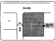 東大和市新堀1丁目〈売地〉 西武拝島線「東大和市」駅徒歩21分 72.29m² 都市ガス