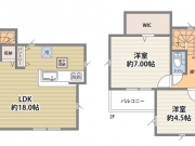 武蔵村山市神明2丁目〈新築〉多摩モノレール「上北台」駅徒歩21分　4LDK　ZEH水準仕様の省エネ住宅　長期優良住宅　小中学校まで徒歩10分圏内　リビングイン階段　パントリー　ウォークインクローゼット　シューズインクローゼット　全居室収納完備　全2棟①号棟