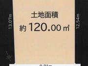武蔵村山市伊奈平6丁目〈売地〉西武拝島線「西武立川」駅徒歩33分バス7分停歩4分　南側道路で陽当たり・通風良好な整形地　建築条件ございません。お好きなハウスメーカーで建築できます。