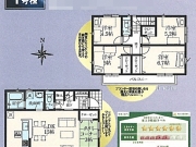武蔵村山市中原4丁目〈新築〉JR青梅線「昭島」駅バス23分停歩1分　太陽光発電設備標準搭載住宅　ZEH制震水準省エネ住宅　制震装置「SAFE365」　小中学校まで徒歩10分圏内　浴室暖房乾燥機　防犯カメラ　全8棟①号棟