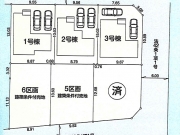 武蔵村山市神明1丁目〈売地〉多摩モノレール「上北台」駅バス10分停歩3分　子育て世代にも最適エリア　建築条件付き売地　全6区画うち2区画売地⑥区画