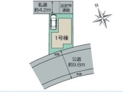 昭島市美堀町1丁目〈新築戸建〉 西武拝島線「西武立川」駅徒歩17分 3LDK 建物90.66m² 土地93.49m² オール電化 食洗機 TVドアホン