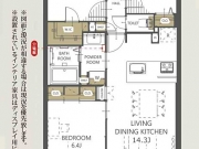 立川市一番町4丁目〈中古〉西武拝島線「武蔵砂川」駅徒歩10分　3LDK　新規リノベーション　南東向き　陽当たり良好　ウォークインクローゼット　購入後のアフターサービス保証付