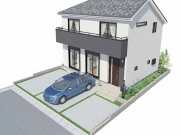 武蔵村山市大南3丁目〈新築〉西武拝島線「武蔵砂川」駅徒歩17分　4LDK　全居室二面採光　庭先・カースペース5m超　リビングイン階段　浄水器　浴室乾燥機　長期優良住宅　ZEH水準の省エネ住宅