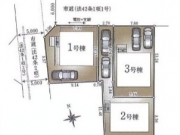 武蔵村山市残堀第4丁目〈新築戸建〉 西武拝島線「西武立川」駅バス10分 3LDK 建物77.76m² 土地113.1m²