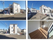 東大和市狭山4丁目〈新築〉西武多摩湖線「武蔵大和」駅徒歩7分　太陽光発電採用住宅　長期優良住宅　地震に強い家　ZEH水準省エネ住宅　　南西角地　駐車2台可　全居室物入完備　浄水器　浴室乾燥機　全8棟F号棟