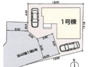 武蔵村山市残堀2丁目〈新築戸建〉 JR青梅線「昭島」駅バス20分 4LDK 建物100.84m² 土地128.34m² 駐車場あり