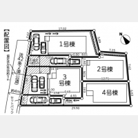 東大和市芋窪1丁目〈新築〉多摩モノレール「上北台」駅徒歩15分　大型浴室TV　浴室乾燥機　食洗機　浄水器　リビングイン階段　小屋裏収納庫　リネン棚