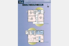 武蔵村山市残堀4丁目〈新築〉西武拝島線「西武立川」駅バス10分停歩5分　3LDK　太陽光発電設備標準搭載　リビングイン階段　家事動線良好　浴室換気暖房乾燥機　制震装置　省エネ住宅　全3棟②号棟