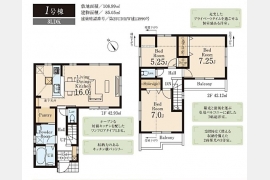 武蔵村山市三ツ藤3丁目〈新築戸建〉 「西武立川」駅 3LDK 建物85.05m² 土地108.99m²
