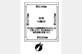 立川市砂川町2丁目〈売地〉西武拝島線「武蔵砂川」駅徒歩17分　138㎡　建物解体後更地渡し　古屋付き住宅用土地　整形地　陽当たり良好　都市ガス