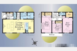立川市上砂町3丁目〈新築〉西武拝島線「武蔵砂川」駅徒歩16分　3LDK　子育て世代にも最適な住環境　リビングイン階段採用　ウォークインクローゼット　省エネ住宅　制震装置「SAFE365」