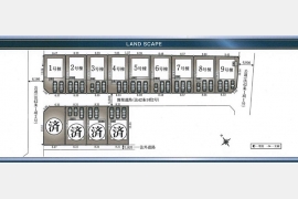 武蔵村山市残堀5丁目〈新築〉西武拝島線「西武立川」駅バス13分停歩5分　太陽光発電設備標準搭載　制震装置　小中学校まで徒歩2分　全13棟②