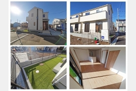 東大和市狭山4丁目〈新築〉西武多摩湖線「武蔵大和」駅徒歩7分　太陽光発電採用住宅　長期優良住宅　地震に強い家　ZEH水準省エネ住宅　　北東角地　全居室物入完備　浄水器　浴室乾燥機　全8棟F号棟