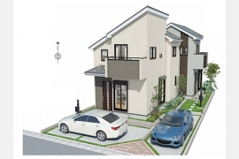 立川市砂川町1丁目〈新築〉多摩モノレール「泉体育館」駅徒歩15分　全居室二面採光　リビングイン階段　ロフト付　1坪タイプシステムバス　浴室乾燥機　浄水器　ディンプルキー　内装クリーニング済　全2棟A号棟　