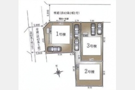 武蔵村山市残堀4丁目〈新築戸建〉 西武拝島線「西武立川」駅バス10分 3LDK 建物79.38m² 土地100m²