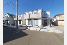 東大和市狭山4丁目〈新築〉西武多摩湖線「武蔵大和」駅徒歩7分　太陽光発電採用住宅　長期優良住宅　地震に強い家　ZEH水準省エネ住宅　　LDK広々18.86帖　浄水器　浴室乾燥機　全8棟B号棟