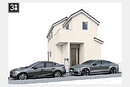 西多摩郡瑞穂町大字高根字田尻〈新築〉JR八高線「箱根ヶ崎」駅徒歩32分　4LDK　広々19帖LDK　リビングイン階段　ファミリークローク　耐震等級3　長期優良住宅　全6区画③