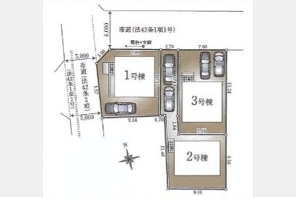 武蔵村山市残堀第4丁目〈新築戸建〉 西武拝島線「西武立川」駅バス10分 3LDK 建物78.8m² 土地100.5m²