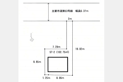 武蔵村山市大南3丁目〈売地〉多摩モノレール「桜街道」駅徒歩17分　閑静な住宅街　解体後引き渡し予定　建築条件なし
