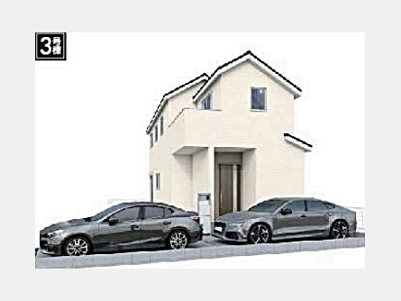 西多摩郡瑞穂町大字高根字田尻〈新築〉JR八高線「箱根ヶ崎」駅徒歩32分　4LDK　広々19帖LDK　リビングイン階段　ファミリークローク　耐震等級3　長期優良住宅　全6区画③