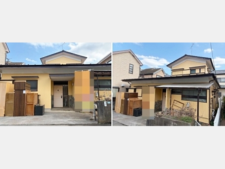 立川市砂川町2丁目〈売地〉西武拝島線「武蔵砂川」駅徒歩17分　138㎡　建物解体後更地渡し　古屋付き住宅用土地　整形地　陽当たり良好　都市ガス