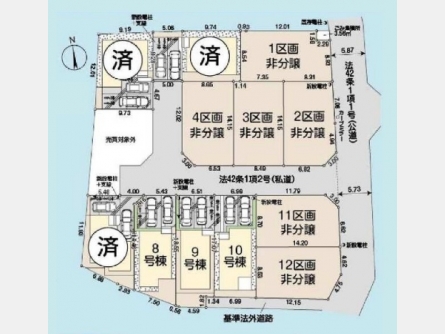東大和市芋窪4丁目〈新築〉多摩モノレール「上北台」駅徒歩18分　商業施設や公園など周辺施設が充実しており ご家族みんなが安心出来る住環境です。建物も住宅性能評価７項目最高等級の他、建物、地盤の保証も充実　全12棟⑧号棟