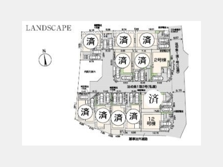 東大和市芋窪4丁目〈新築戸建〉 「上北台」駅徒歩18分 4LDK 建物96.29m² 土地120.05m²