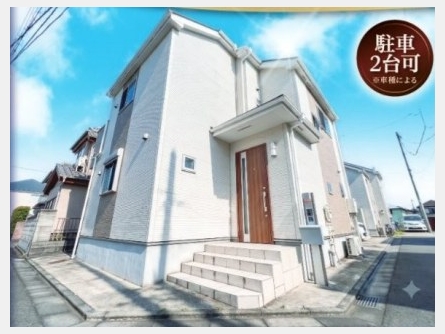 武蔵村山市大南2丁目〈中古戸建〉 多摩都市モノレール「桜街道」駅徒歩20分 4LDK 建物92.32m² 土地115.44m² 角地 駐車場あり 駐車場2台以上