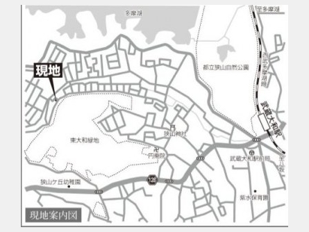 東大和市湖畔三丁目〈新築戸建〉 西武多摩湖線「武蔵大和」駅徒歩18分 2LDK+S 建物84.03m² 土地141.69m² 都市ガス プロパンガス