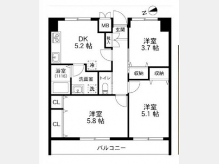 ウィスタリヤマンション第3砂川