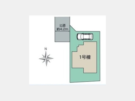 東大和市狭山5丁目〈新築戸建〉 西武多摩湖線「武蔵大和」駅徒歩14分 4LDK 建物94.36m² 土地120.49m² カウンターキッチン 食洗機 浴室乾燥機