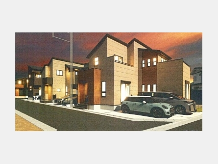 武蔵村山市残堀1丁目〈新築〉JR中央線「立川」駅バス40分停歩5分　4LDK　太陽光発電搭載　長期優良住宅　浄水器　浴室換気乾燥暖房機　ウォークインクローゼット2　駐車2台可　全8区画④号棟