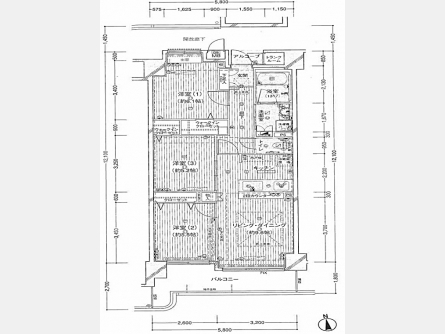 東大和市立野2丁目〈中古〉多摩モノレール「上北台」駅徒歩30秒！　バルコニーから眺望が最高な9階　2025年11月末リノベーション完成予定　ファミリータイプ3LDK