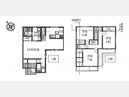 武蔵村山市岸1丁目〈新築〉JR八高線「箱根ヶ崎」駅バス18分停歩5分　3LDK　地震に強い家　パナソニック耐震住宅工法　木造と鉄筋のハイブリッド工法　