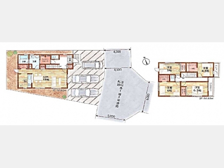 立川市砂川町7丁目〈新築〉西武拝島線「武蔵砂川」駅徒歩19分　ファミリークローク　パントリー　2ウォークインクローゼット　食洗機　保証、建物性能評価、設備、仕様も充実　全3棟①号棟