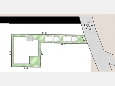 武蔵村山市学園1丁目〈中古〉西武拝島線「玉川上水」駅バス14分停歩9分　3LDK　吹抜けとスケルトン階段が生える18帖のLDK　ウッドデッキ　商業施設充実